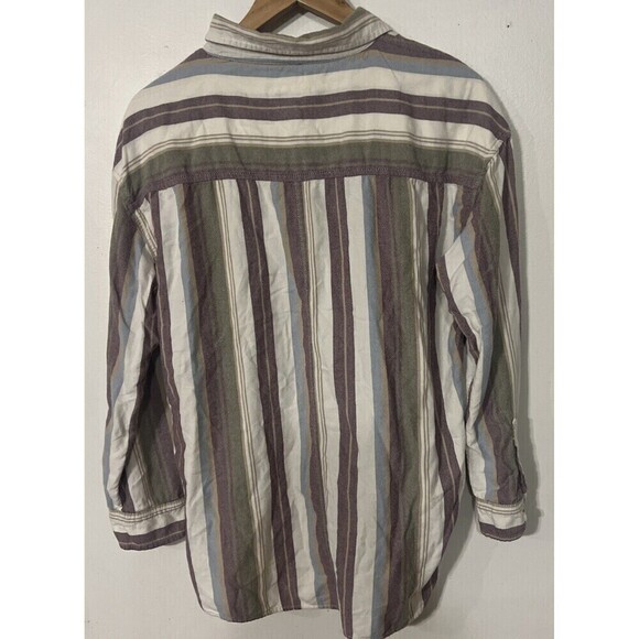 American Eagle Oversized Flannel Shirt Womens Sz M Untuck‎ Fit Comfy - Picture 3 of 6